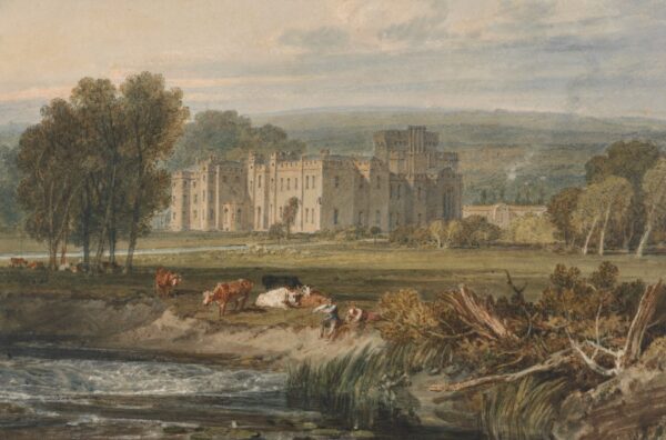 View of Hampton Court, Herefordshire, from the Southeast - by J. M. W. Turner