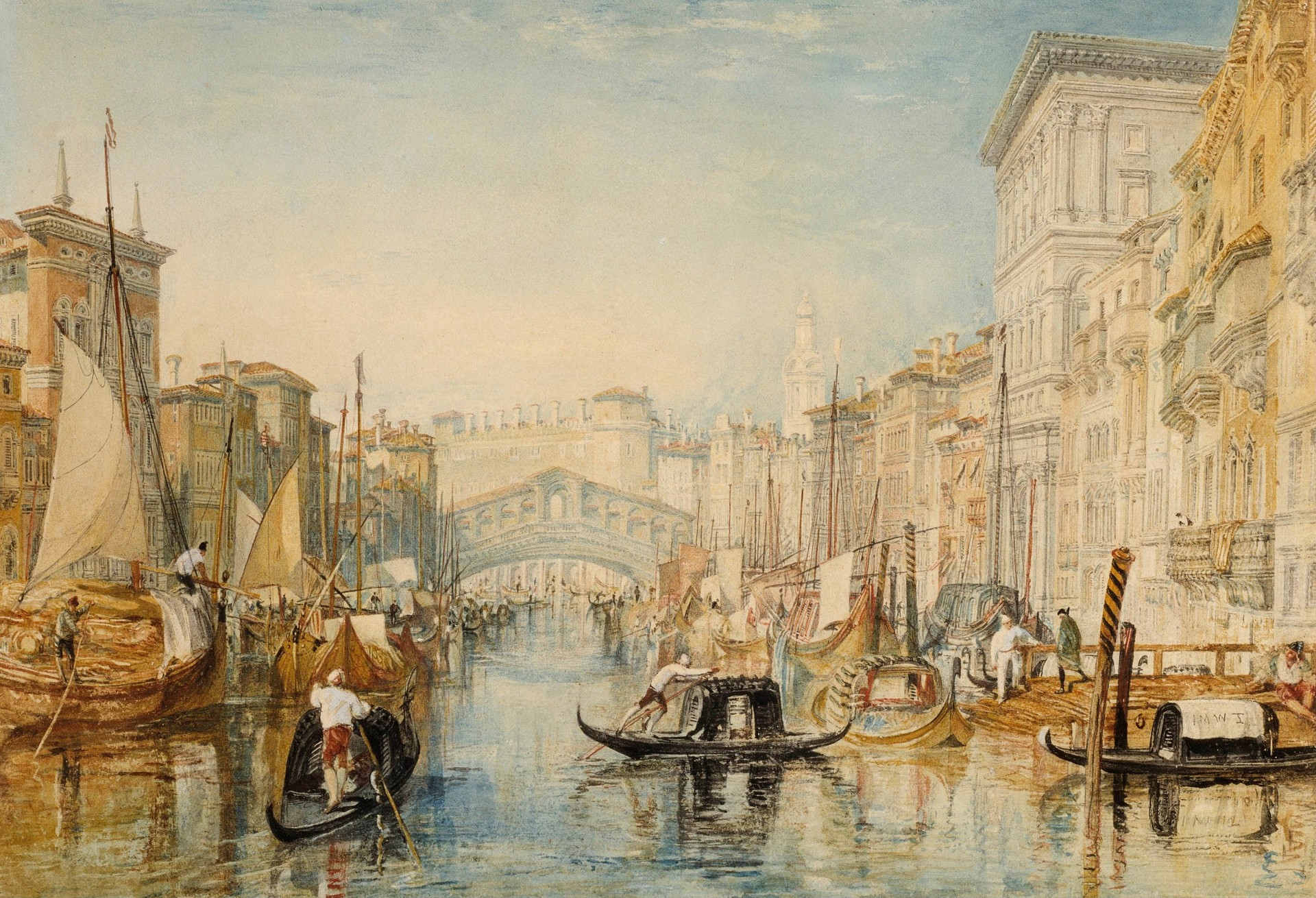 Venice: The Rialto - by J. M. W. Turner