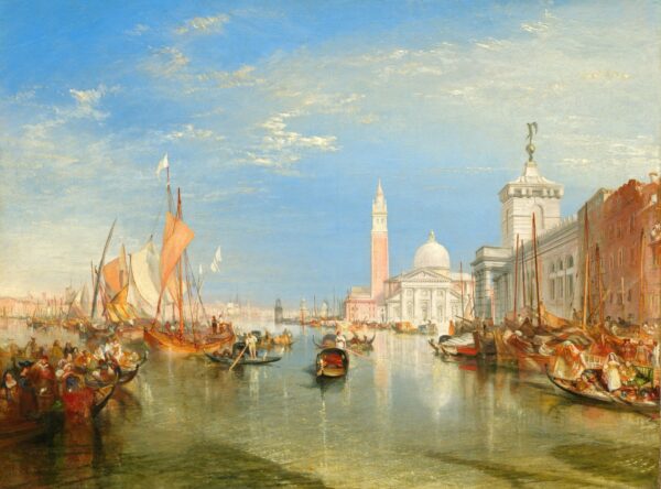 Venice: The Dogana and San Giorgio Maggiore - by J. M. W. Turner