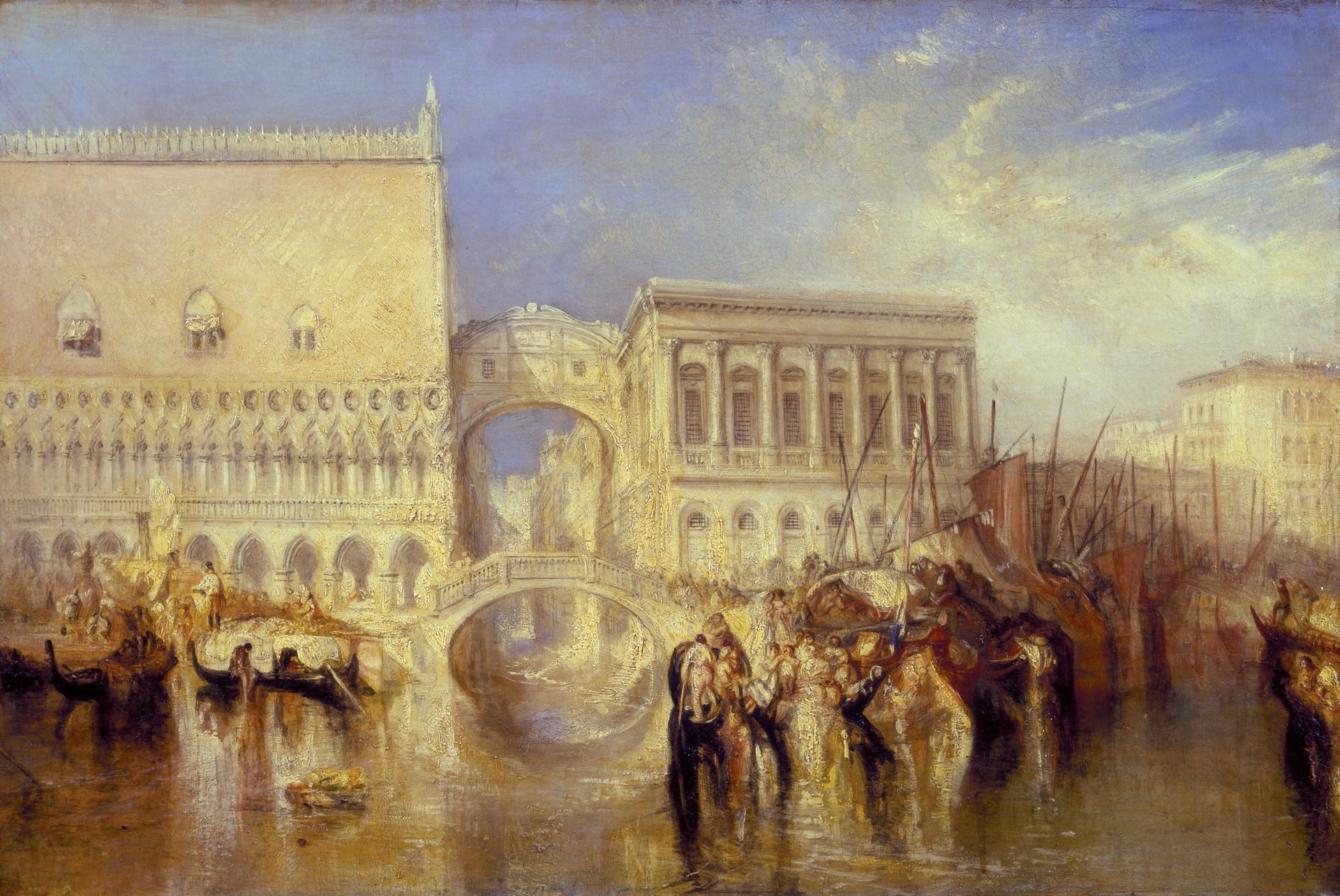 Venice, the Bridge of Sighs - by J. M. W. Turner
