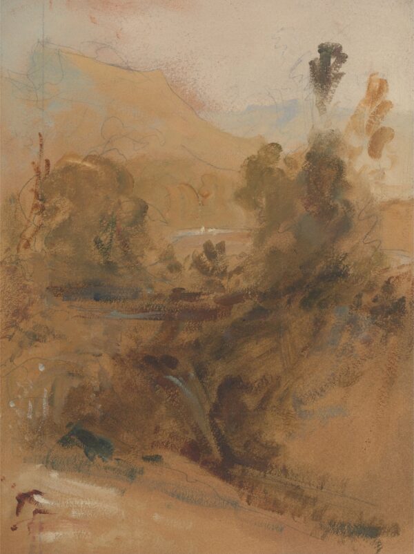 Upright Landscape - by J. M. W. Turner