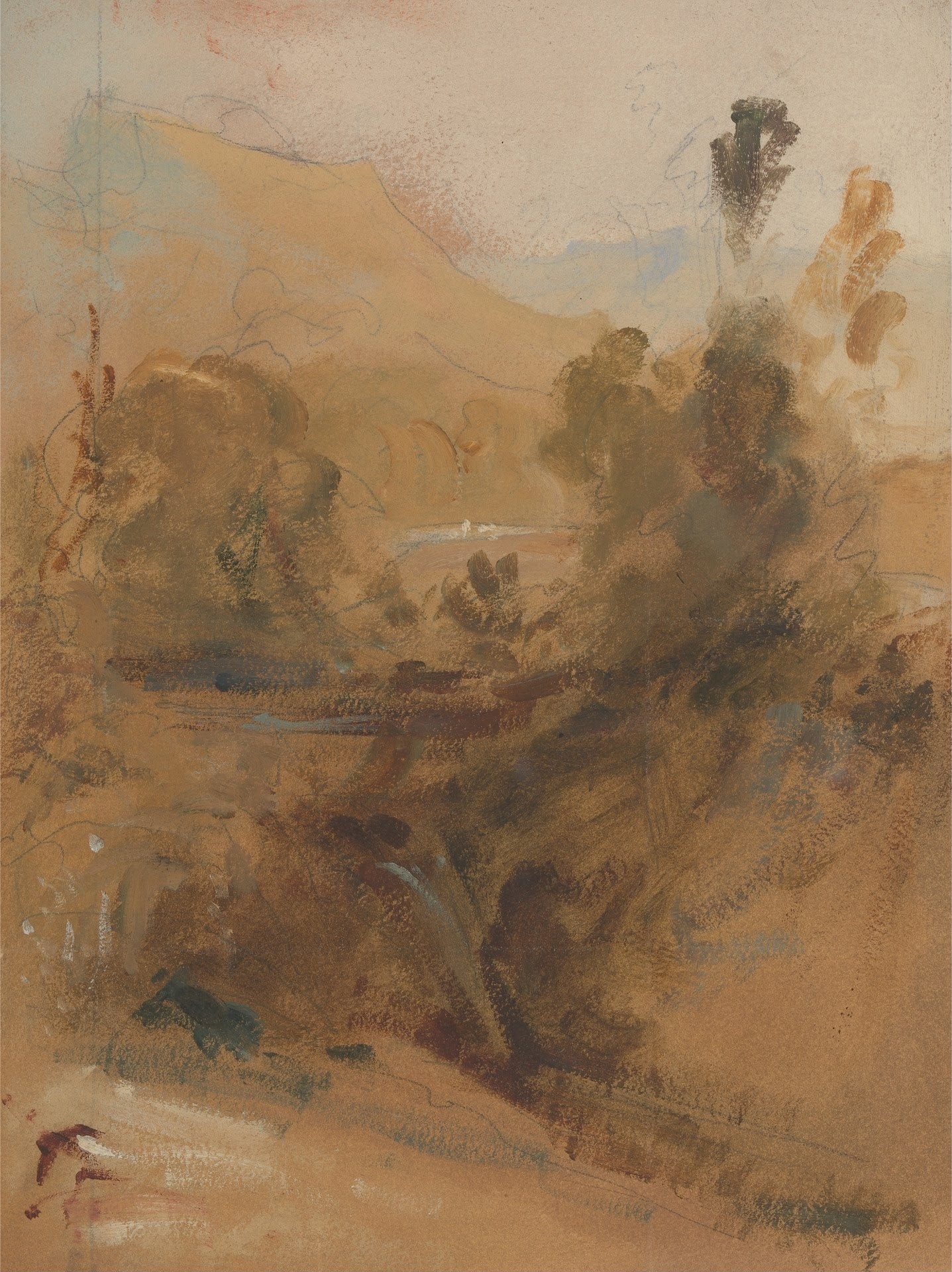 Upright Landscape - by J. M. W. Turner