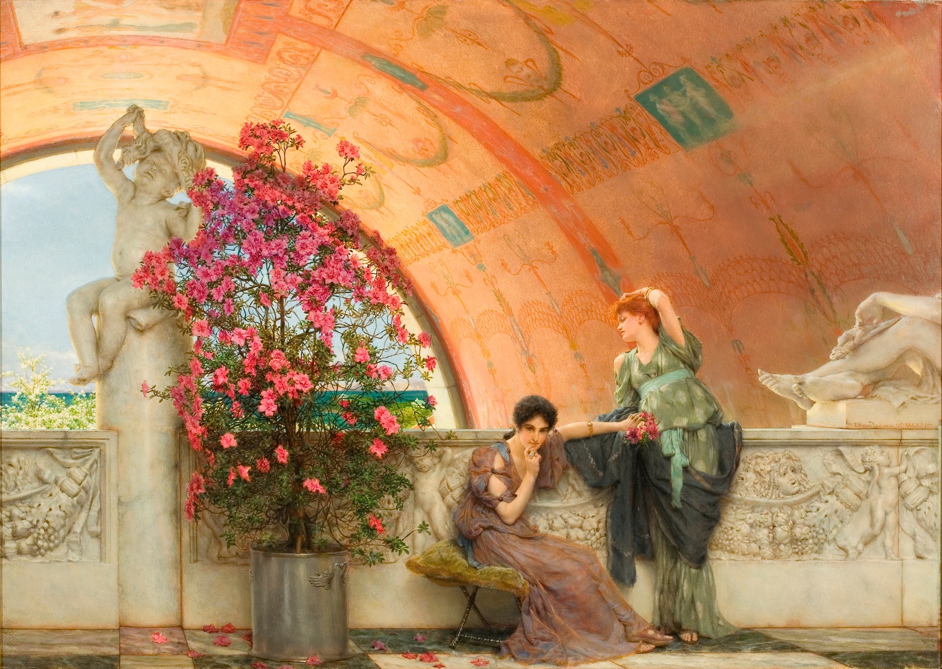Unconscious Rivals - by Lawrence Alma-Tadema