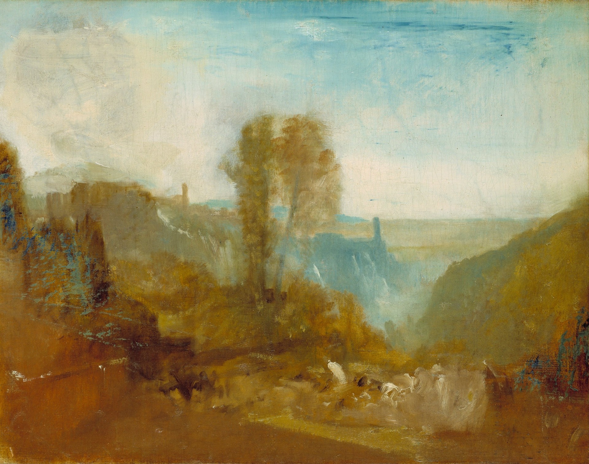 Tivoli, the Cascatelle - by J. M. W. Turner
