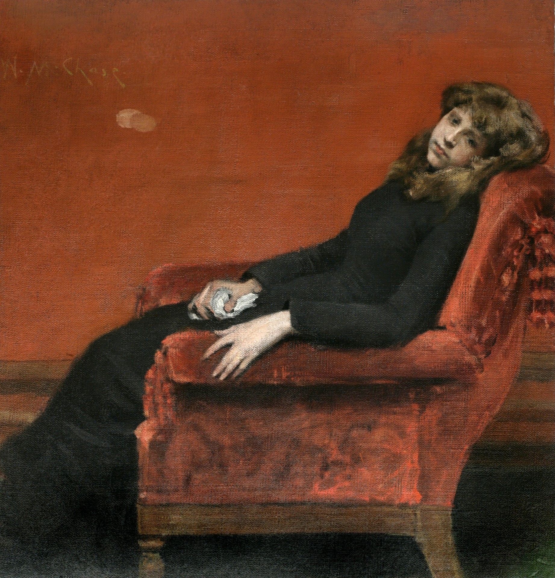 The Young Orphan - by William Merritt Chase
