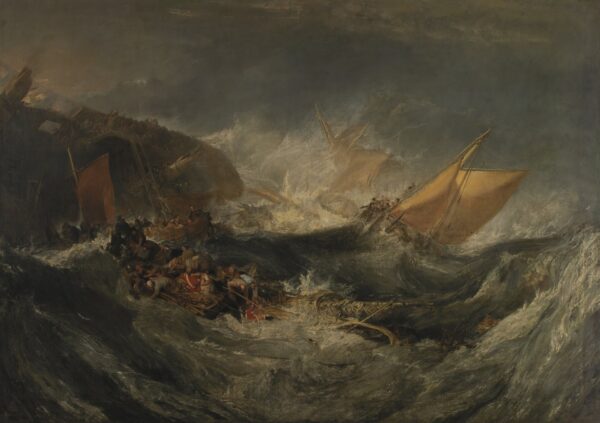 The Wreck of a Transport Ship - by J. M. W. Turner