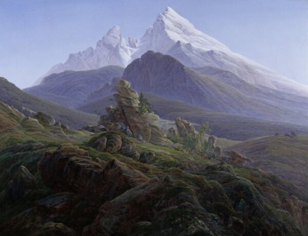 The Watzmann - by Caspar David Friedrich