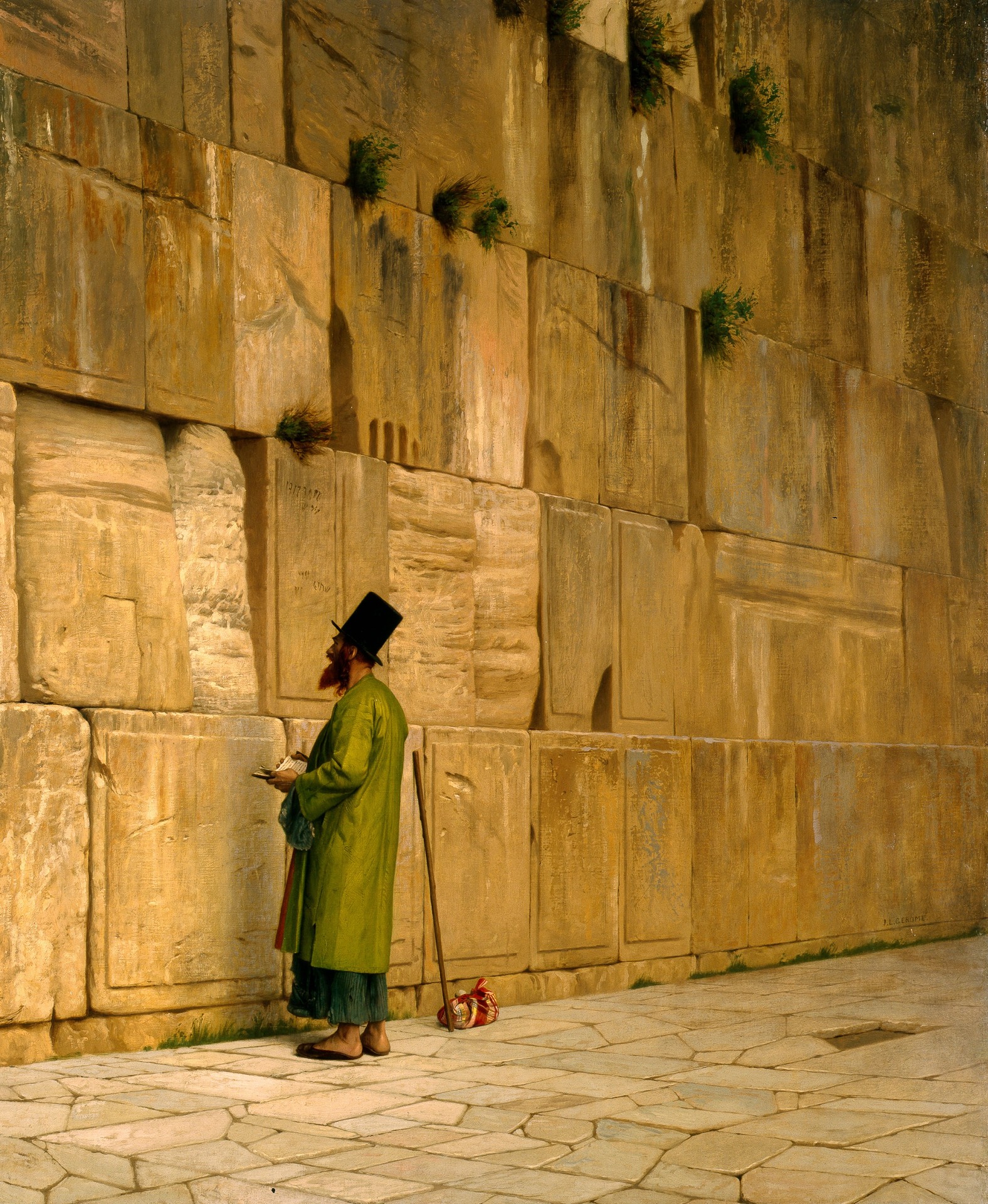 The Wailing Wall - by Jean-Léon Gérôme
