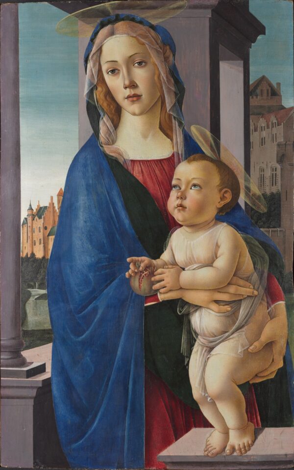 The Virgin and Child - by Sandro Botticelli