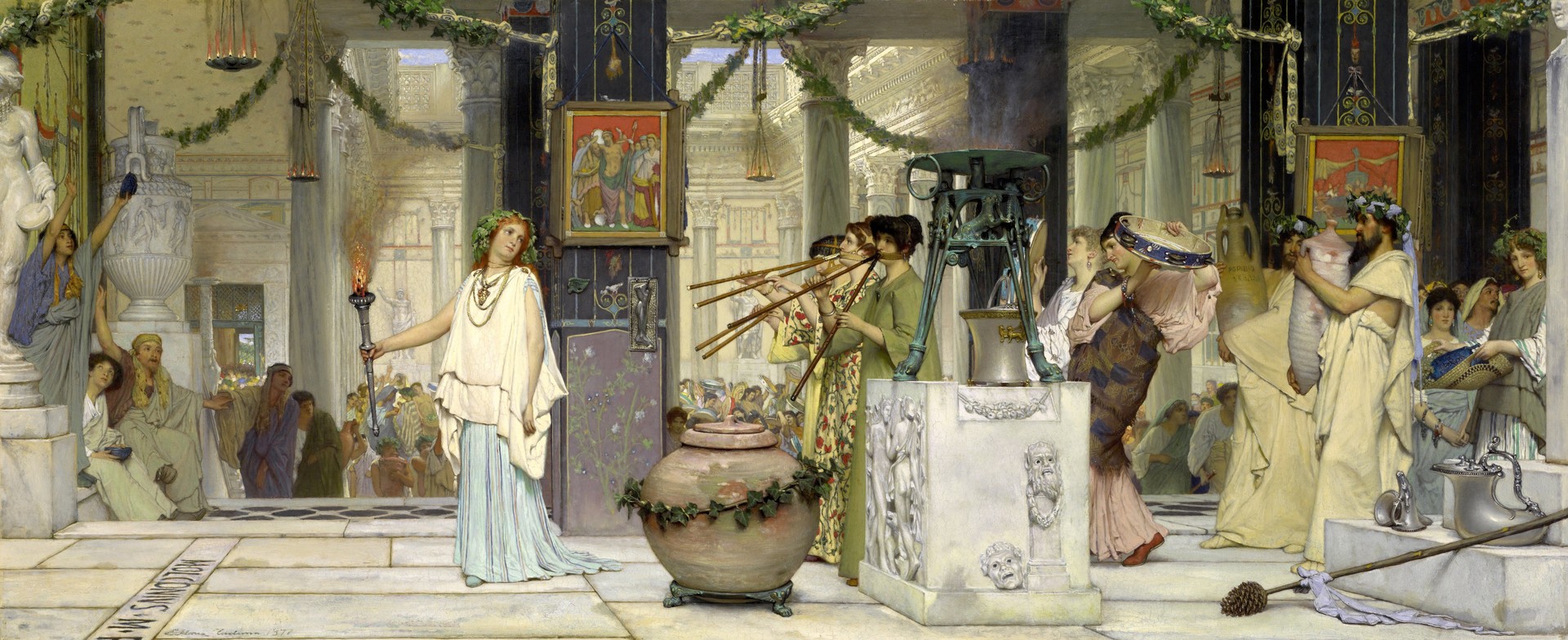 The vintage festival - by Lawrence Alma-Tadema
