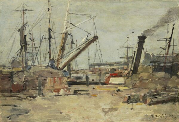 The Trawlers - by Eugène Boudin
