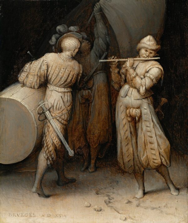 The Three Soldiers - by Pieter Bruegel the Elder