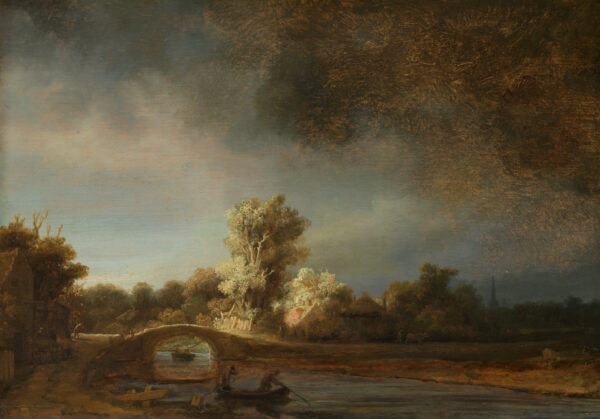 The Stone Bridge - by Rembrandt