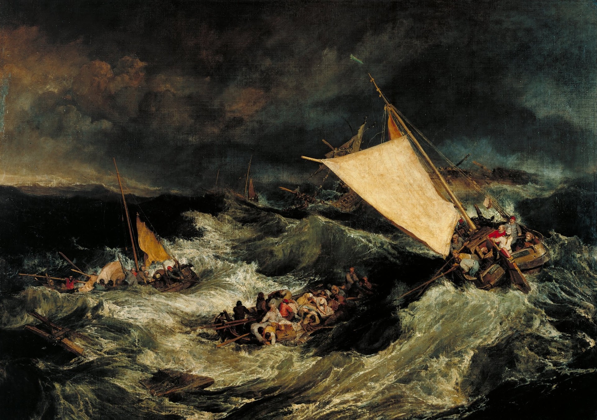 The Shipwreck - by J. M. W. Turner