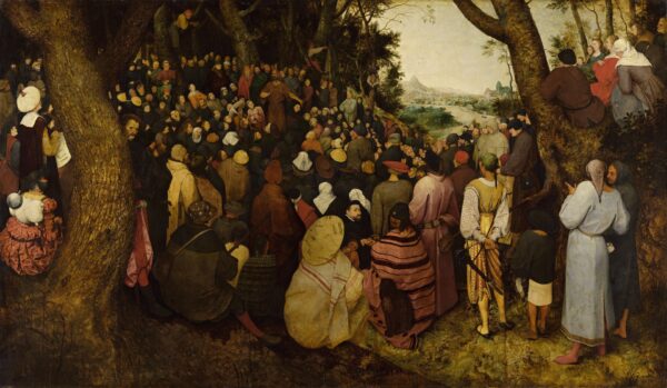 The Sermon of Saint John the Baptist - by Pieter Bruegel the Elder