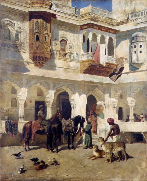 The Rajah Starting on a Hunt - by Edwin Lord Weeks