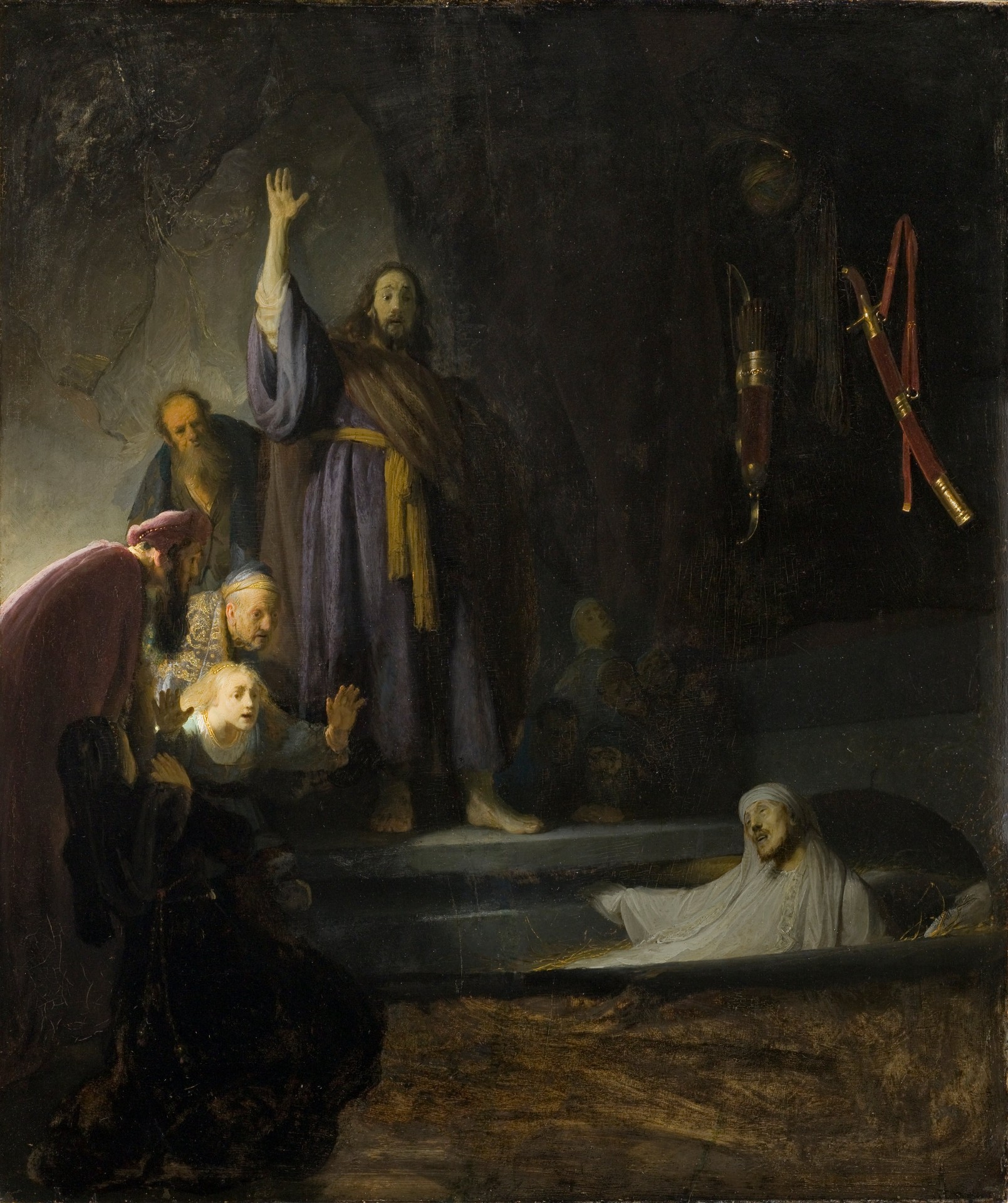 The Raising of Lazarus - by Rembrandt