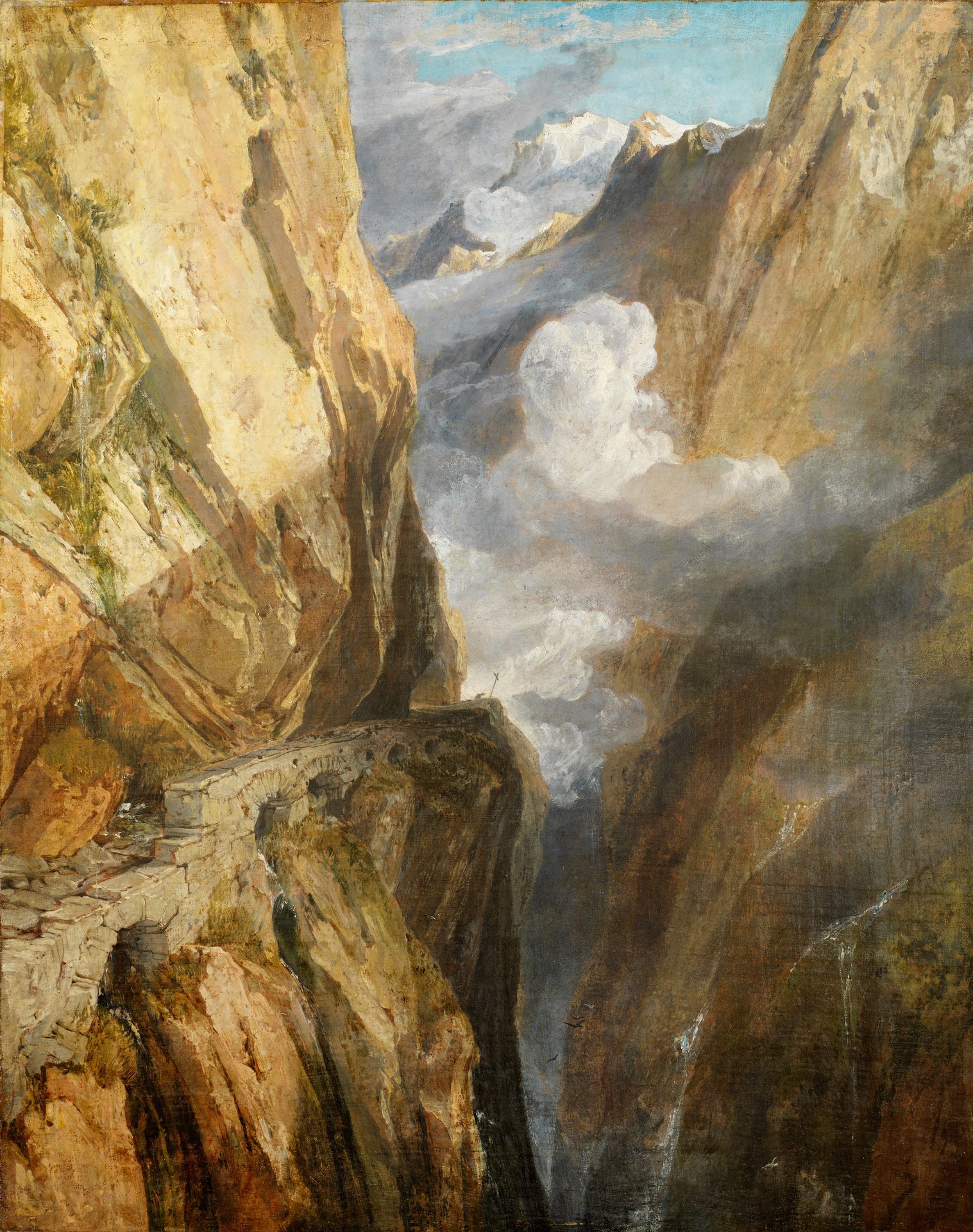 The Pass of St Gotthard, Switzerland - by J. M. W. Turner