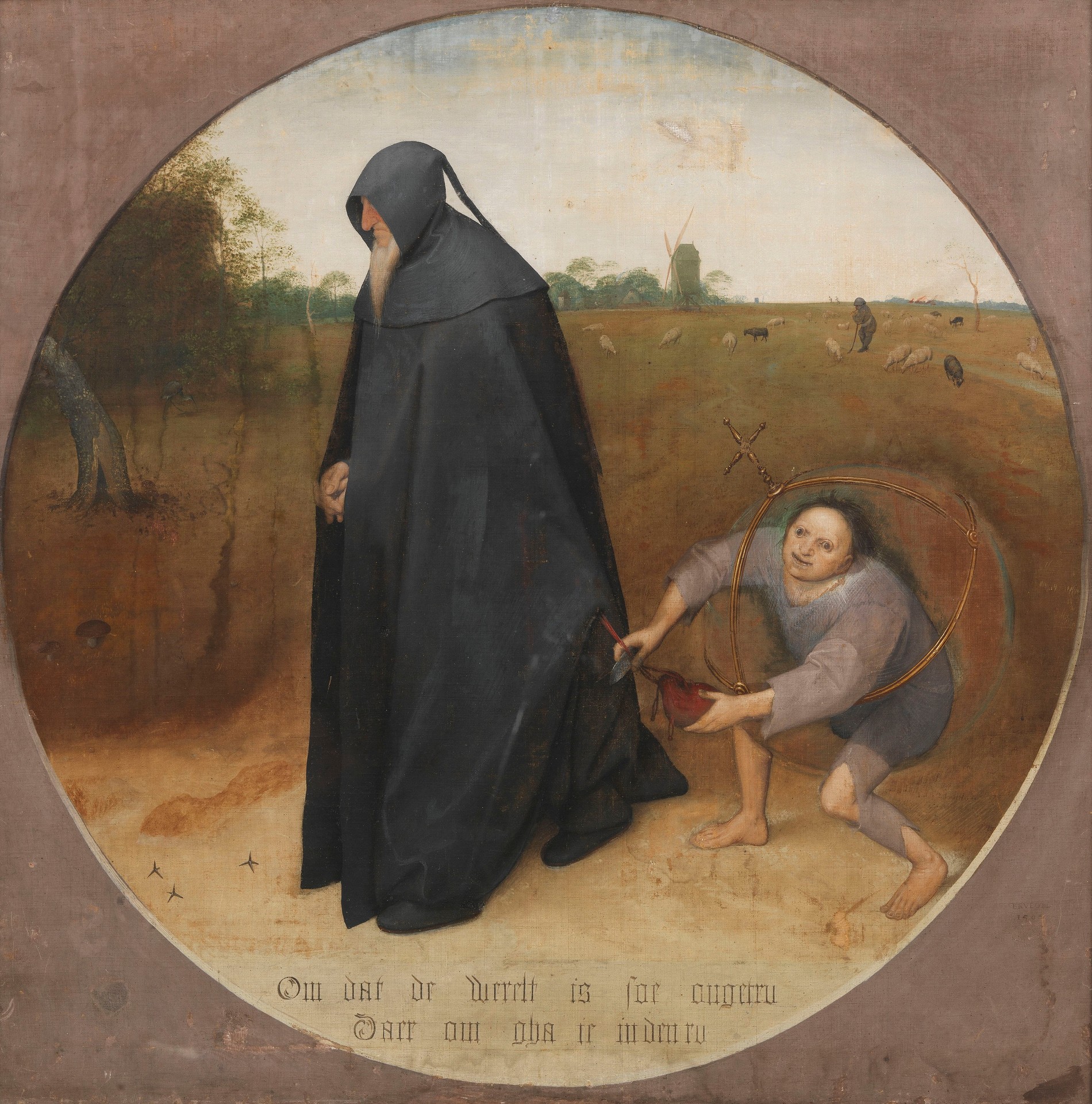 The Misanthrope - by Pieter Bruegel the Elder