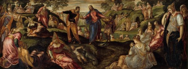 The Miracle of the Loaves and Fishes - by Tintoretto