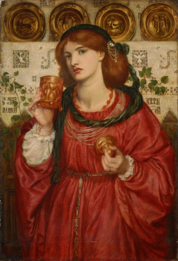 The Loving Cup - by Dante Gabriel Rossetti