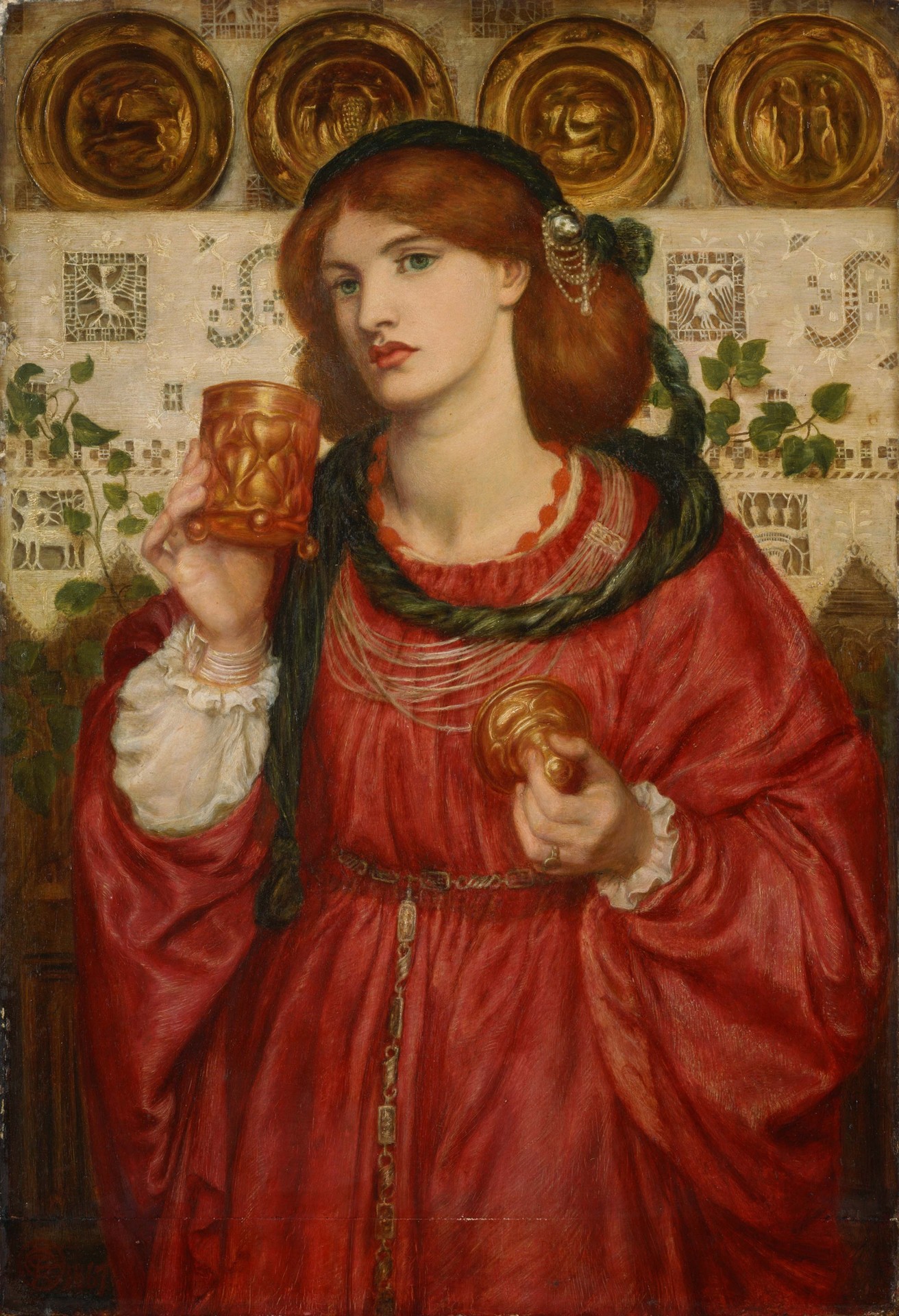 The Loving Cup - by Dante Gabriel Rossetti