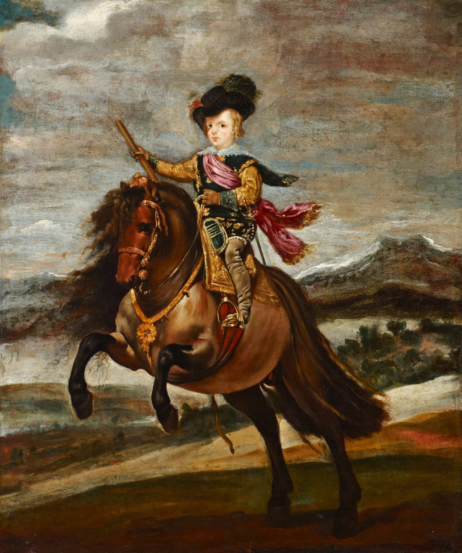 The Infante Baltasar Carlos on Horseback - by Diego Velázquez
