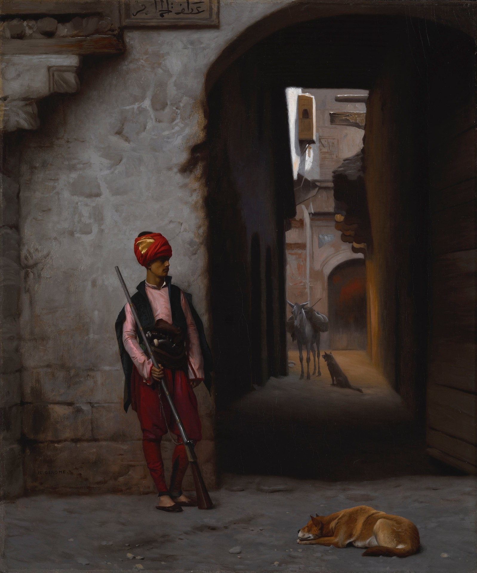 The Guard - by Jean-Léon Gérôme