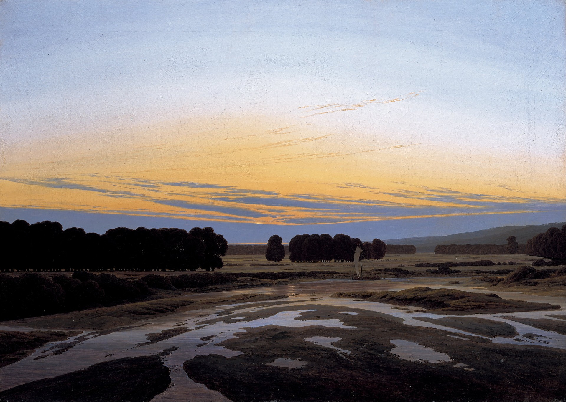 The Grosse Gehege near Dresden - by Caspar David Friedrich