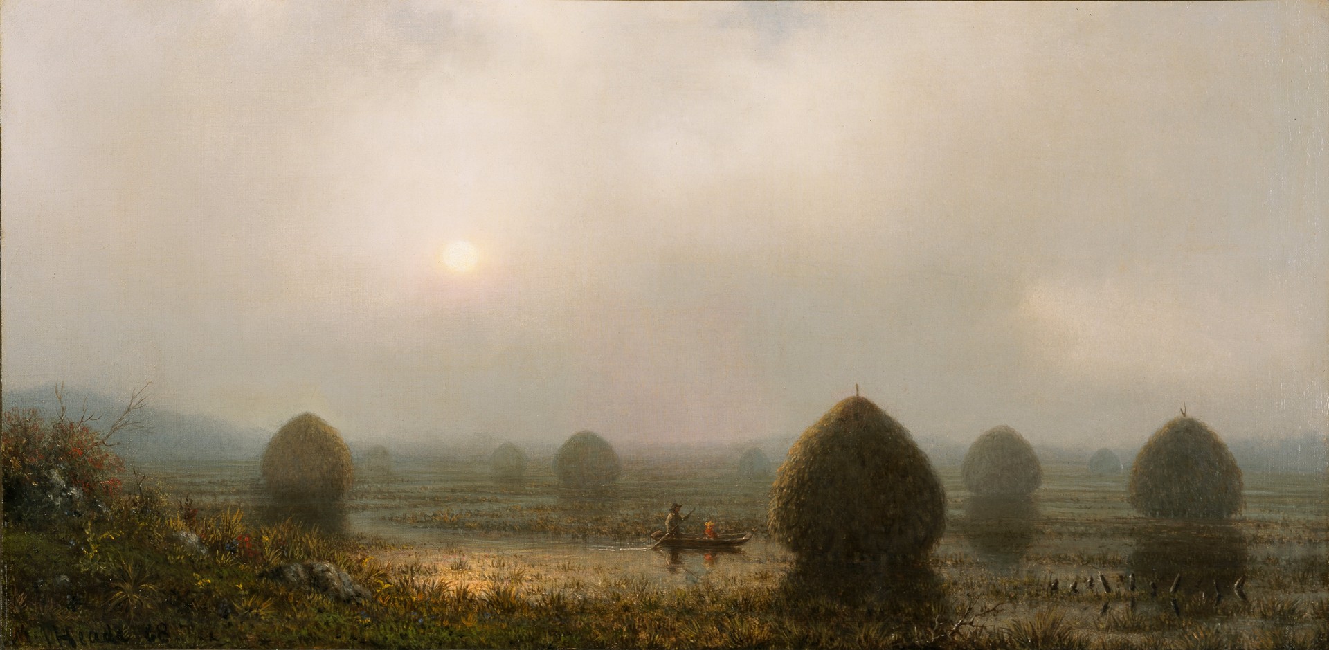 The Great Swamp - by Martin Johnson Heade