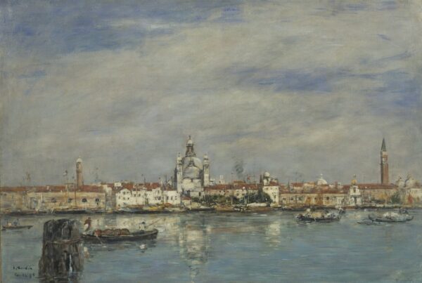 The Grand Canal, Venice - by Eugène Boudin