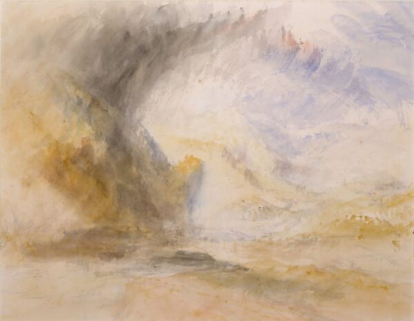 The Foot of Mount St. Gotthard - by J. M. W. Turner