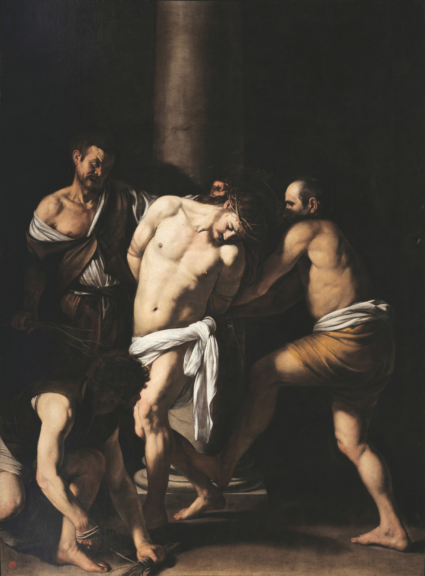 The Flagellation of Christ - by Caravaggio