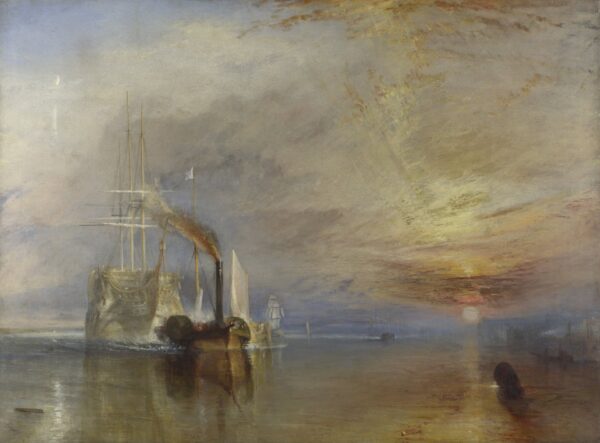 The Fighting Temeraire, 1839 - by J. M. W. Turner