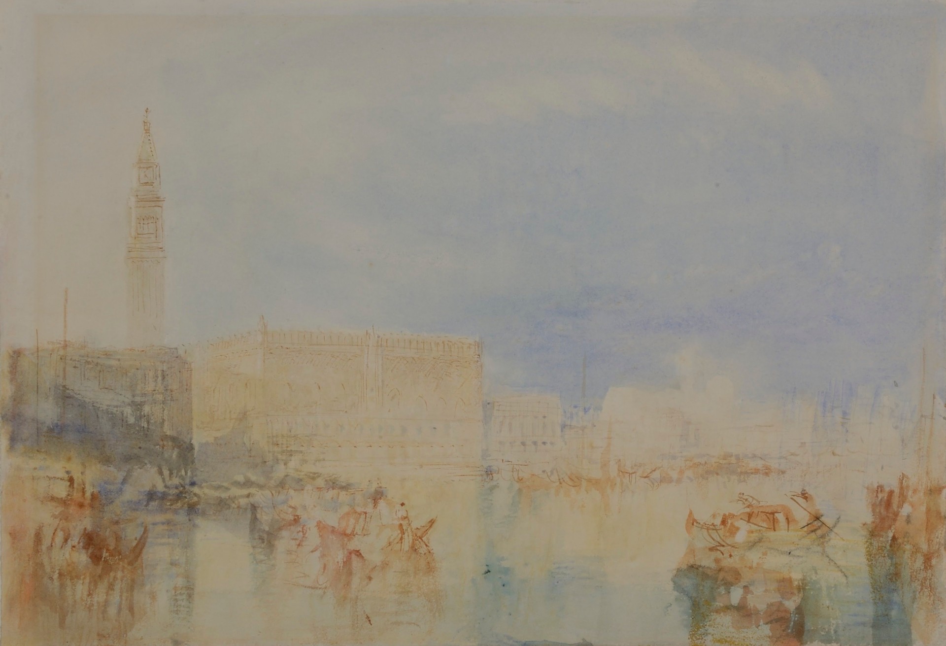 The Doge's Palace, Venice - by J. M. W. Turner