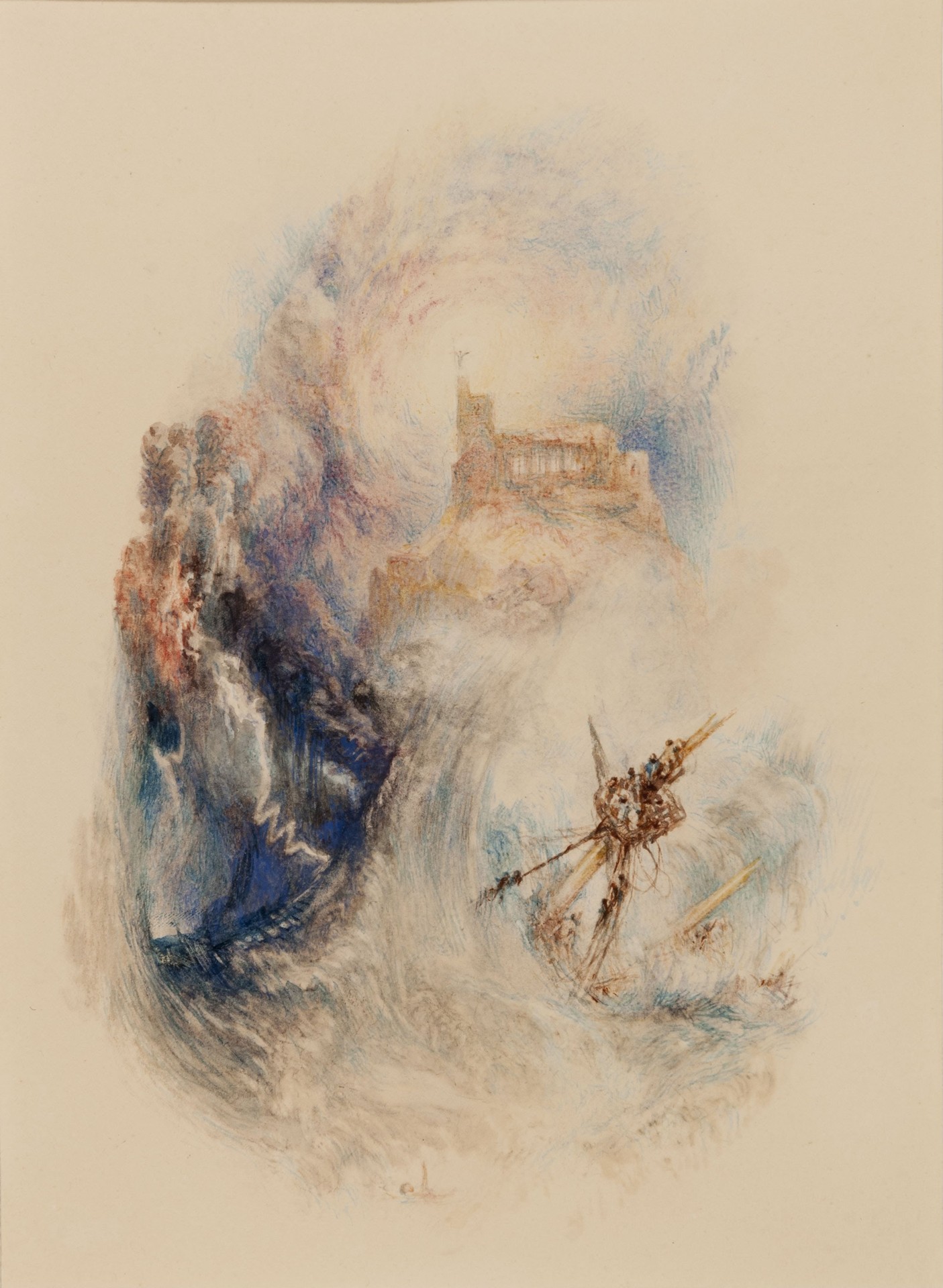 The Death of Lycidas–"Vision of the Guarded Mount" - by J. M. W. Turner