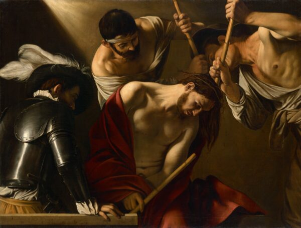 The Crowning with Thorns - by Caravaggio