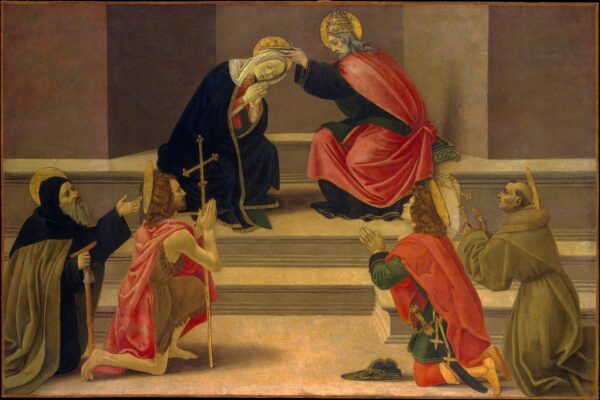 The Coronation of the Virgin - by Sandro Botticelli