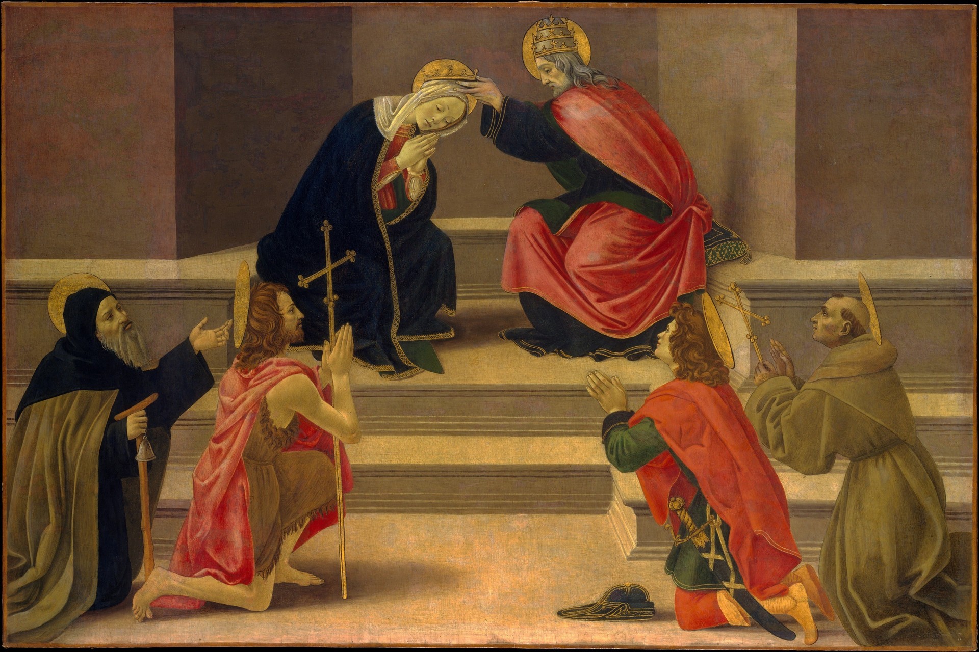 The Coronation of the Virgin - by Sandro Botticelli