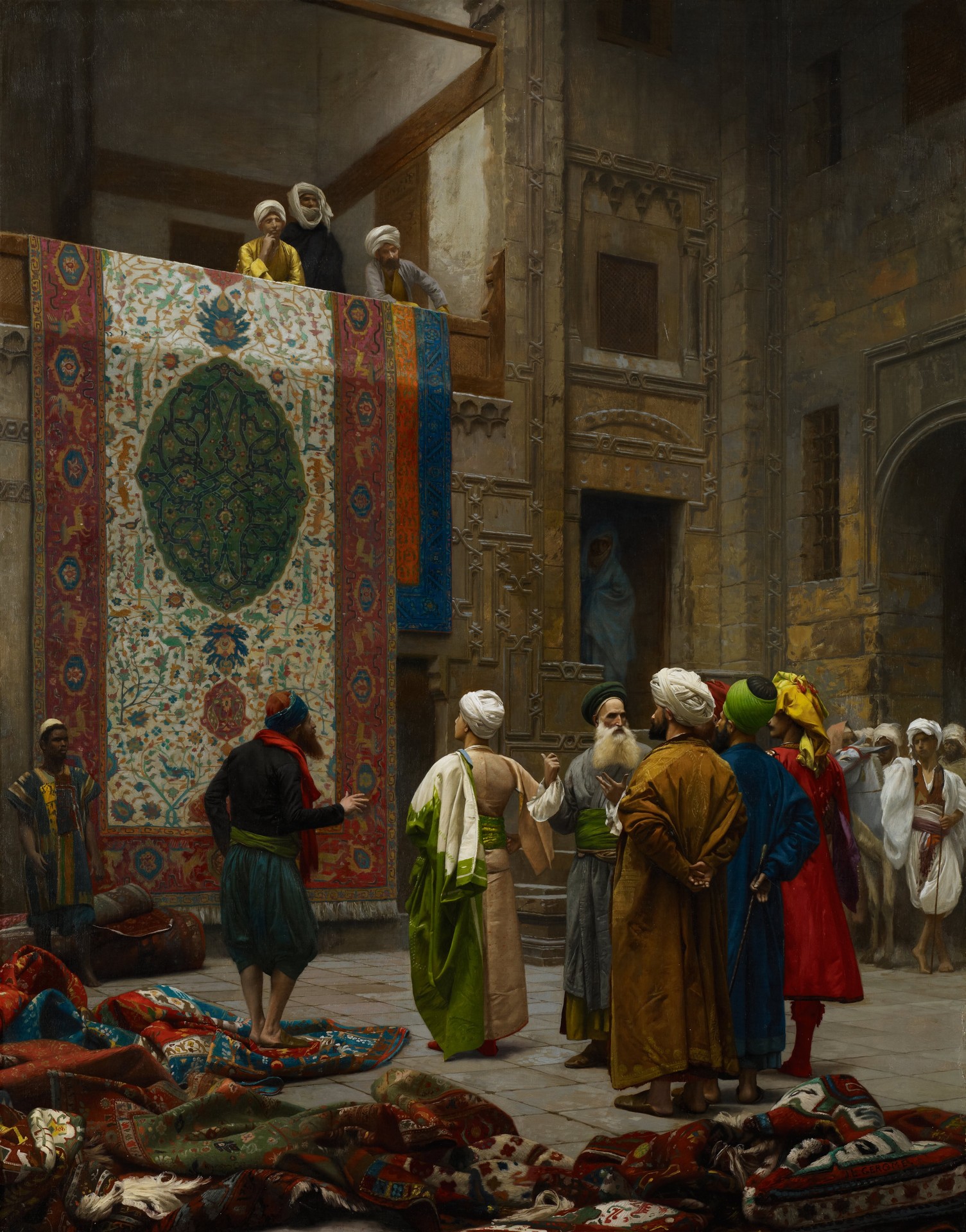 The Carpet Merchant - by Jean-Léon Gérôme
