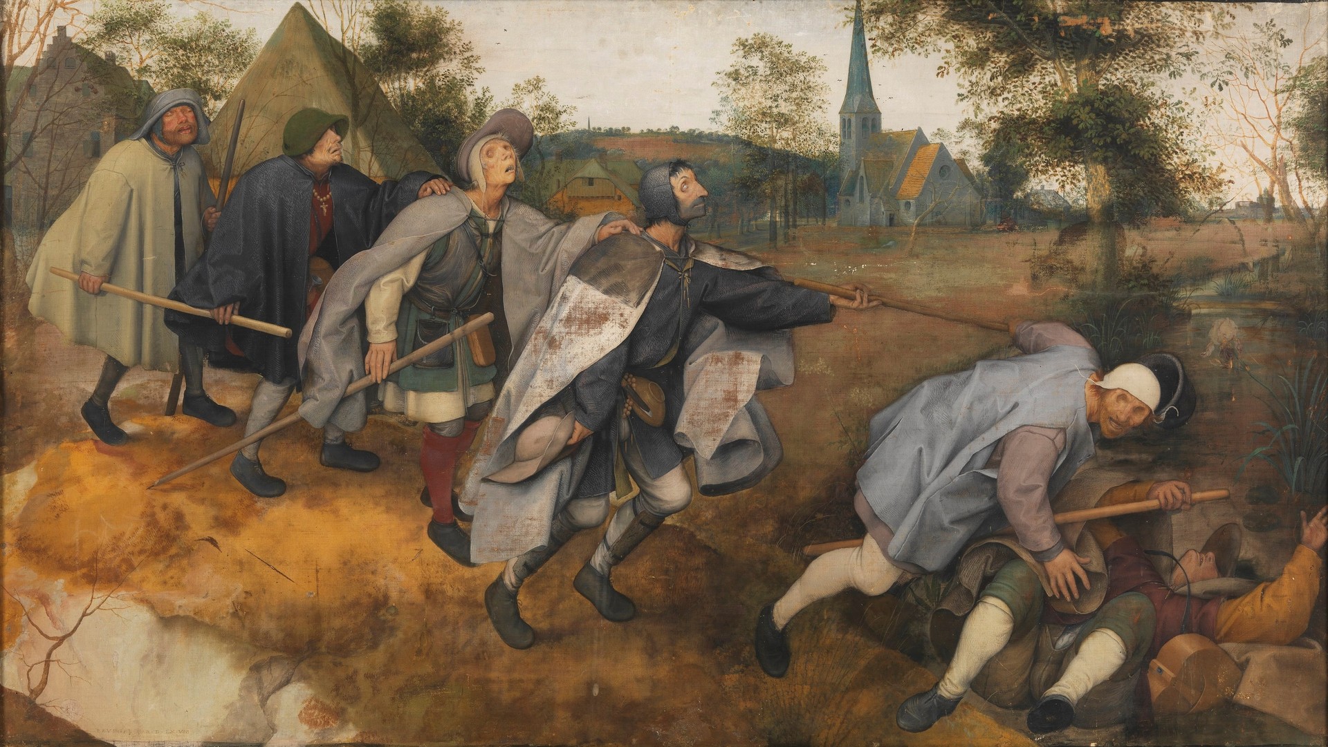 The Blind Leading the Blind - by Pieter Bruegel the Elder