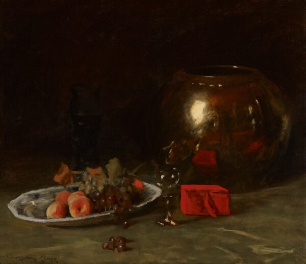 The Big Brass Bowl - by William Merritt Chase