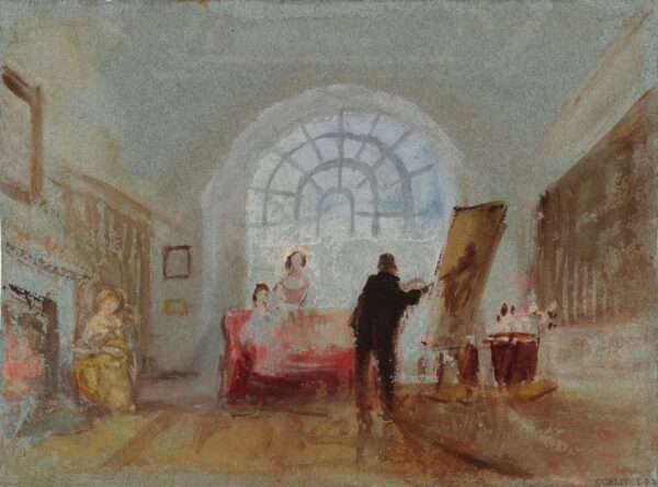 The Artist and his Admirers - by J. M. W. Turner