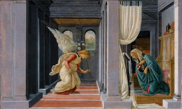 The Annunciation - by Sandro Botticelli