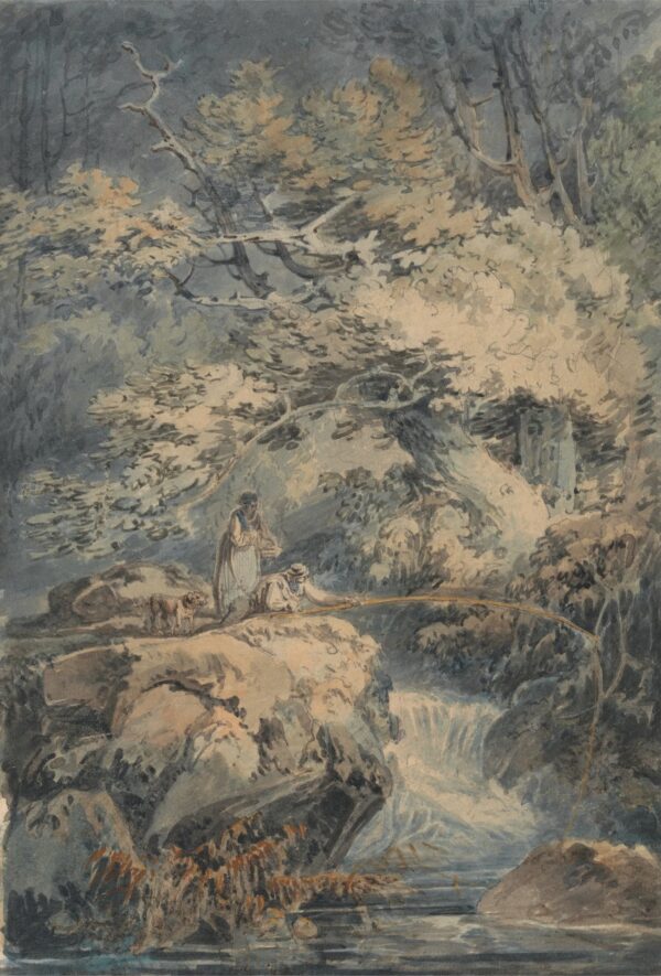 The Angler - by J. M. W. Turner