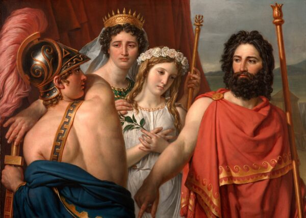 The Anger of Achilles - by Jacques-Louis David