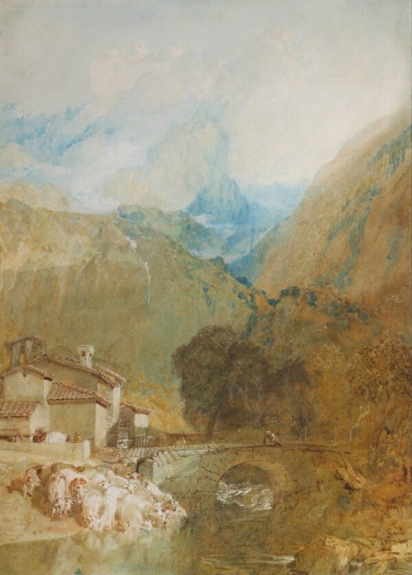 The Aiguillette, Valley of Cluses, Switzerland - by J. M. W. Turner