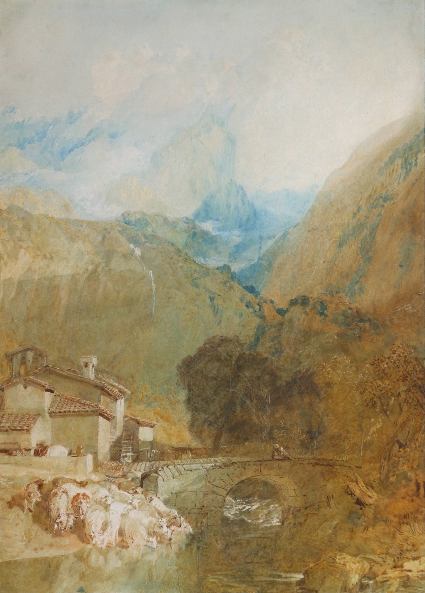 The Aiguillette, Valley of Cluses, Switzerland - by J. M. W. Turner