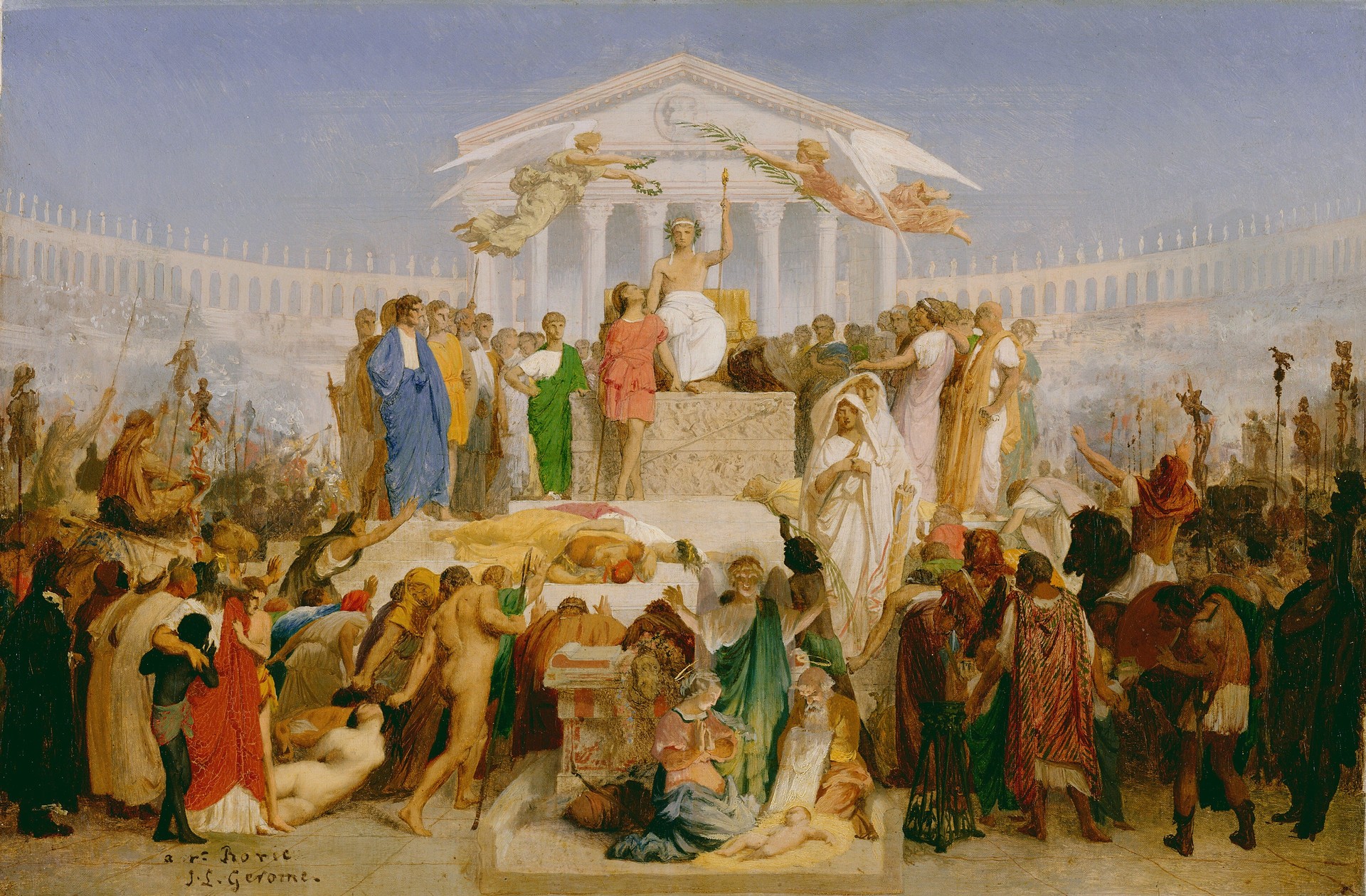 The Age of Augustus, the Birth of Christ - by Jean-Léon Gérôme
