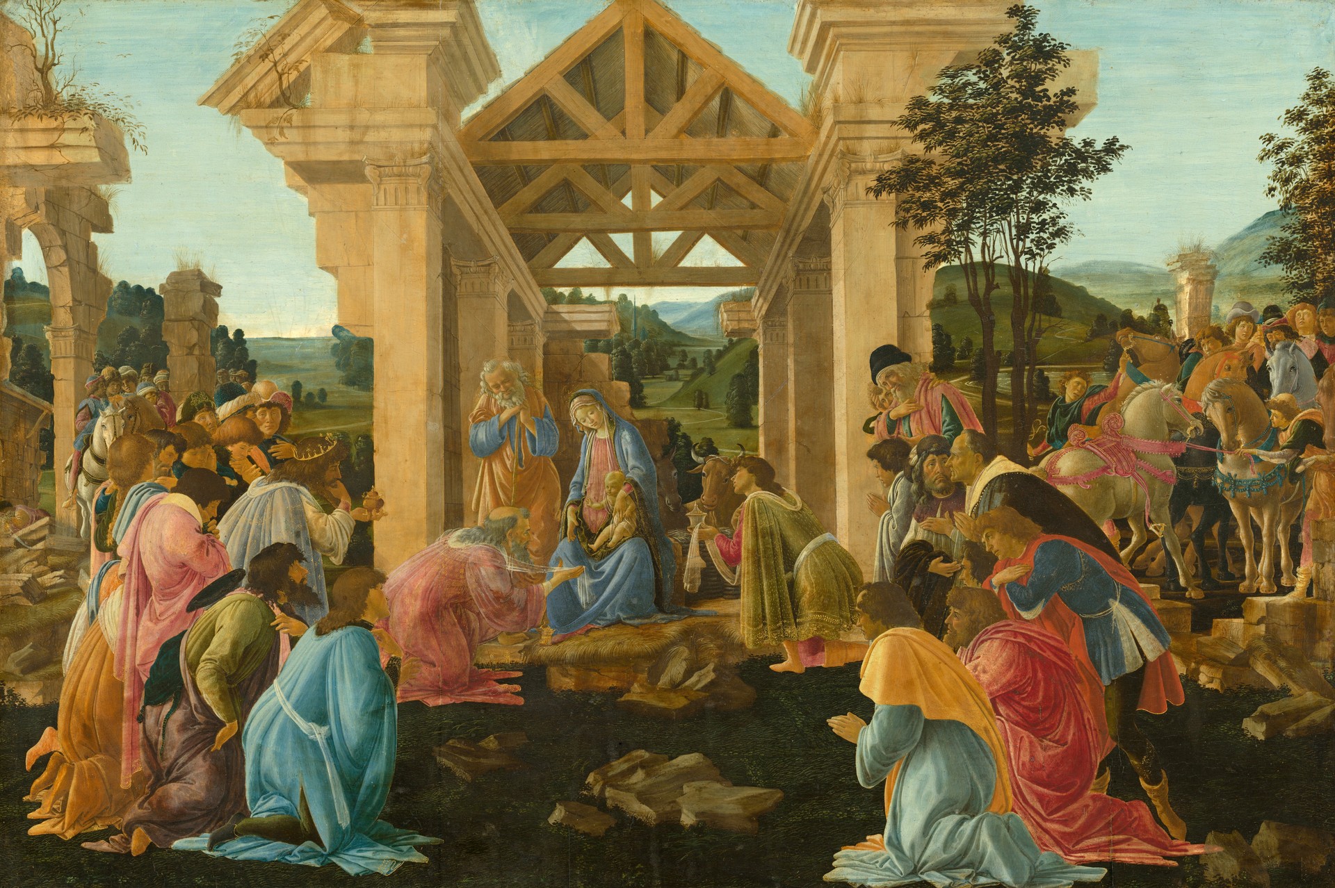 The Adoration of the Magi - by Sandro Botticelli